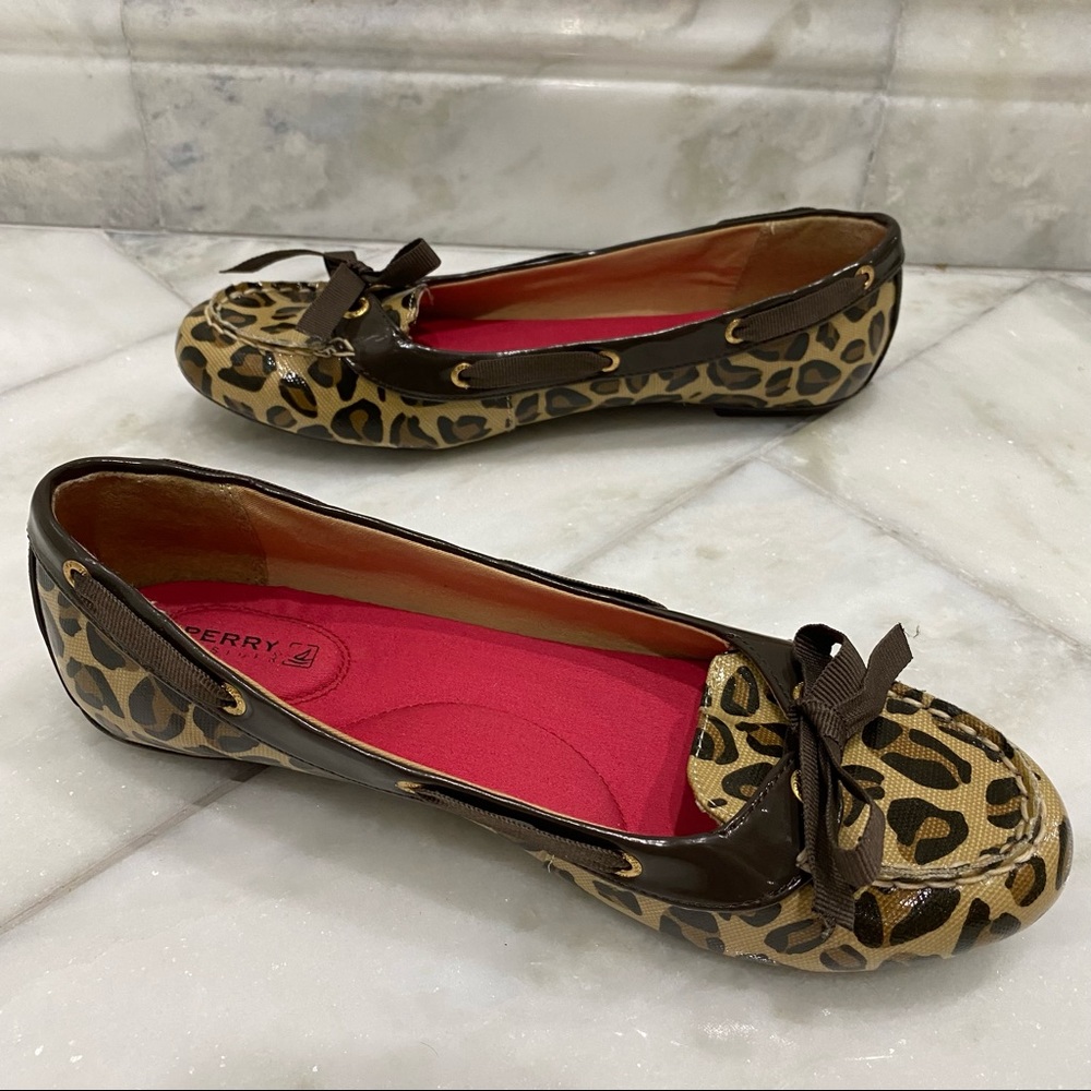 Sperry Leopard Print Size 7.5 - image 3